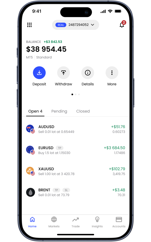 Exness iOS and Android